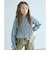 【COOL CHIC GIRLS STYLE】チェック シャーリング プルオーバー / キッズ 120cm-160cm