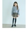 【COOL CHIC GIRLS STYLE】チェック シャーリング プルオーバー / キッズ 120cm-160cm