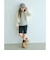 【COOL CHIC GIRLS STYLE】ボーダー シャーリング プルオーバー / キッズ120cm-160cm