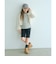 【COOL CHIC GIRLS STYLE】ボーダー シャーリング プルオーバー / キッズ120cm-160cm