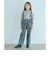 【COOL CHIC GIRLS STYLE】ボーダー シャーリング プルオーバー / キッズ120cm-160cm
