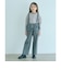 【COOL CHIC GIRLS STYLE】ボーダー シャーリング プルオーバー / キッズ120cm-160cm