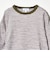 【COOL CHIC GIRLS STYLE】ボーダー シャーリング プルオーバー / キッズ120cm-160cm