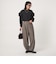 【WEB限定】＜at ease＞ バルーン パンツ マシンウォッシャブル ストレッチ 帯電防止