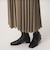 ［size SHORT/TALLあり］ワッシャー プリーツ ロングスリーブ ワンピース