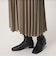 ［size SHORT/TALLあり］ワッシャー プリーツ ロングスリーブ ワンピース