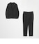 【WEB限定】JUST fit ミニチェック ナロー セットアップ ジャケット＆パンツ -ストレッチ-