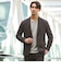 【WEB限定】JUST fit ミニチェック ナロー セットアップ ジャケット＆パンツ -ストレッチ-