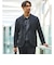 【WEB限定】JUST fit ミニチェック ナロー セットアップ ジャケット＆パンツ -ストレッチ-