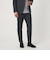 【WEB限定】JUST fit ミニチェック ナロー セットアップ ジャケット＆パンツ -ストレッチ-
