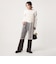【WEB限定】＜at ease＞チュール シシュウ 2WAY スカート ワンピース
