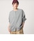 【WEB限定】＜at ease＞ダブルフェイス クルーネック カットソー カーディガン