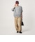 【WEB限定】＜at ease＞ダブルフェイス クルーネック カットソー カーディガン