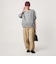 【WEB限定】＜at ease＞ダブルフェイス クルーネック カットソー カーディガン