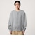 【WEB限定】＜at ease＞ダブルフェイス クルーネック カットソー カーディガン