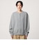 【WEB限定】＜at ease＞ダブルフェイス クルーネック カットソー カーディガン