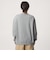 【WEB限定】＜at ease＞ダブルフェイス クルーネック カットソー カーディガン