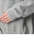 【WEB限定】＜at ease＞ダブルフェイス クルーネック カットソー カーディガン