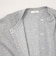 【WEB限定】＜at ease＞ダブルフェイス クルーネック カットソー カーディガン
