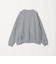 【WEB限定】＜at ease＞ダブルフェイス クルーネック カットソー カーディガン