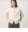 【WEB限定】＜at ease＞ダブルフェイス クルーネック カットソー カーディガン