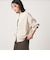 【WEB限定】＜at ease＞ダブルフェイス クルーネック カットソー カーディガン