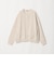 【WEB限定】＜at ease＞ダブルフェイス クルーネック カットソー カーディガン
