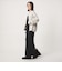 【WEB限定】＜at ease＞ダブルフェイス クルーネック カットソー カーディガン