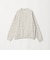 【WEB限定】＜at ease＞ダブルフェイス クルーネック カットソー カーディガン