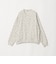 【WEB限定】＜at ease＞ダブルフェイス クルーネック カットソー カーディガン