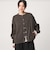 【WEB限定】＜at ease＞ダブルフェイス クルーネック カットソー カーディガン