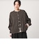 【WEB限定】＜at ease＞ダブルフェイス クルーネック カットソー カーディガン