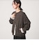 【WEB限定】＜at ease＞ダブルフェイス クルーネック カットソー カーディガン