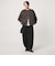 【WEB限定】＜at ease＞ダブルフェイス クルーネック カットソー カーディガン