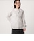 【WEB限定】＜at ease＞ワッフル ヘンリーネック  フラワープリント カットソー