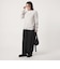 【WEB限定】＜at ease＞ワッフル ヘンリーネック  フラワープリント カットソー
