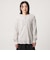 【WEB限定】＜at ease＞ワッフル ヘンリーネック  フラワープリント カットソー