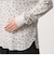【WEB限定】＜at ease＞ワッフル ヘンリーネック  フラワープリント カットソー