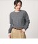 【WEB限定】＜at ease＞ワッフル ヘンリーネック  フラワープリント カットソー