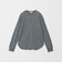 【WEB限定】＜at ease＞ワッフル ヘンリーネック  フラワープリント カットソー