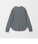 【WEB限定】＜at ease＞ワッフル ヘンリーネック  フラワープリント カットソー
