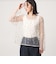 【WEB限定】＜at ease＞チュール シシュウ プルオーバー