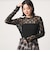 【WEB限定】＜at ease＞レース カットソー