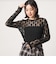 【WEB限定】＜at ease＞レース カットソー