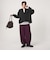 【WEB限定】＜at ease＞ダブルフェイス Vネック プルオーバー カットソー