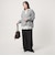 【WEB限定】＜at ease＞ダブルフェイス Vネック プルオーバー カットソー