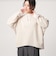 【WEB限定】＜at ease＞ダブルフェイス Vネック プルオーバー カットソー
