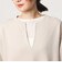 【WEB限定】＜at ease＞ダブルフェイス Vネック プルオーバー カットソー