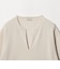 【WEB限定】＜at ease＞ダブルフェイス Vネック プルオーバー カットソー