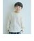 ハニカム ステッチ ロングスリーブ Tシャツ / キッズ 100cm-160cm